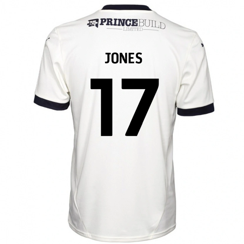 Danxen Mujer Camiseta Ricky-Jade Jones #17 Blanquecino Negro 2ª Equipación 2024/25 La Camisa México
