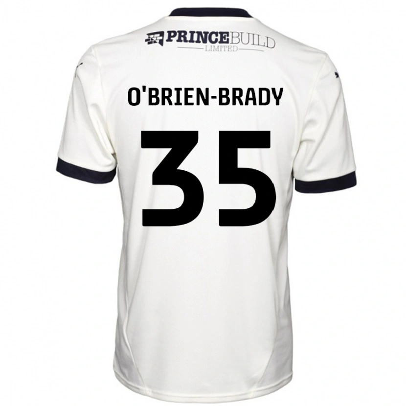 Danxen Mujer Camiseta Donay O'brien-Brady #35 Blanquecino Negro 2ª Equipación 2024/25 La Camisa México