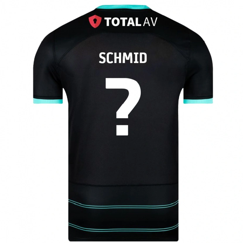 Danxen Mujer Camiseta Nicolas Schmid #0 Negro 2ª Equipación 2024/25 La Camisa México
