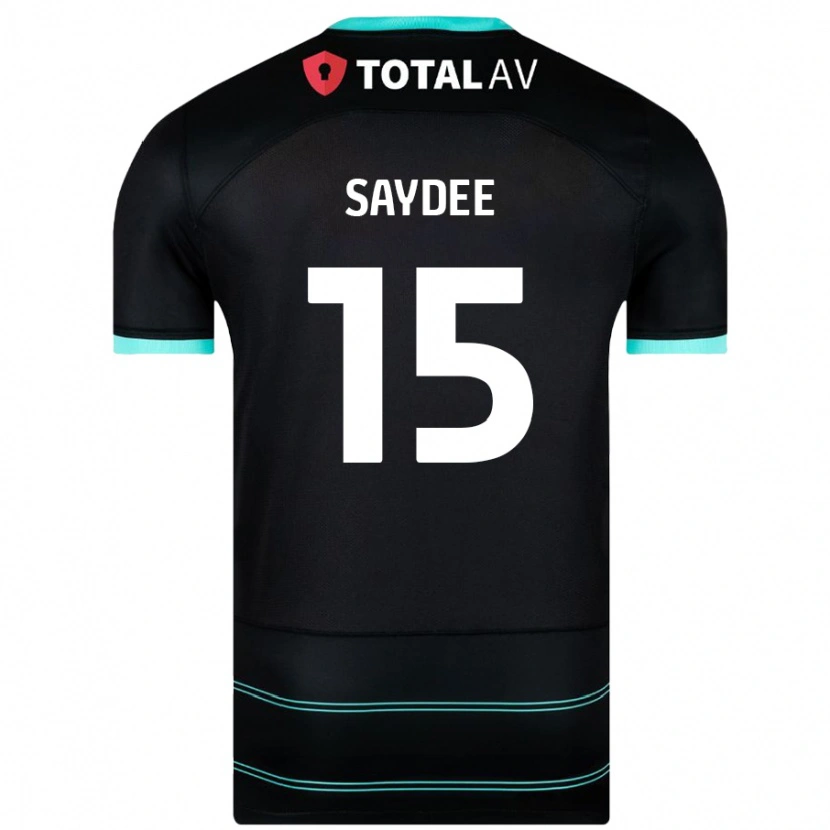 Danxen Mujer Camiseta Christian Saydee #15 Negro 2ª Equipación 2024/25 La Camisa México