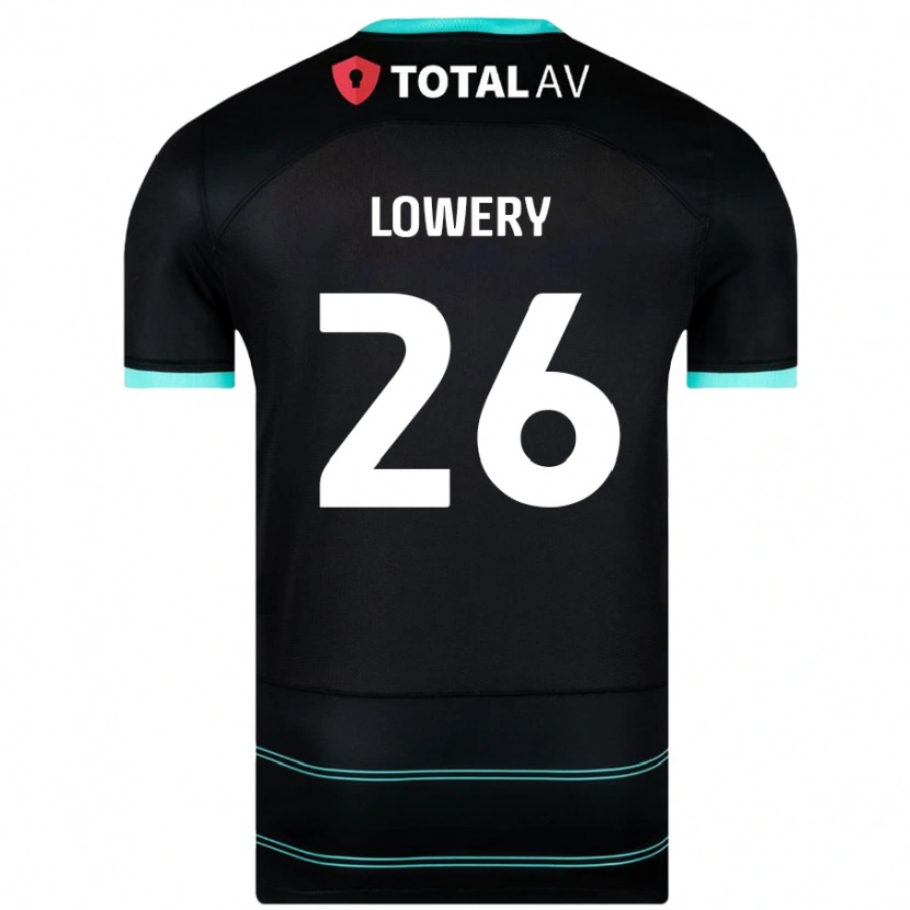 Danxen Mujer Camiseta Tom Lowery #26 Negro 2ª Equipación 2024/25 La Camisa México
