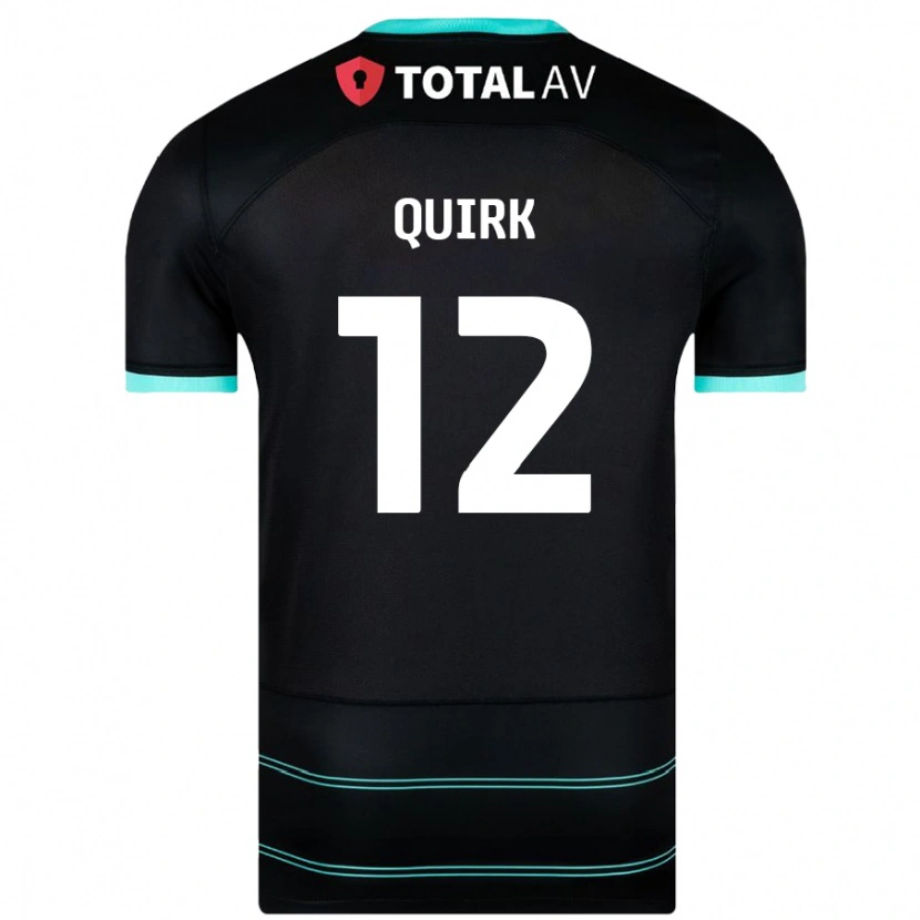 Danxen Mujer Camiseta Sophie Quirk #12 Negro 2ª Equipación 2024/25 La Camisa México