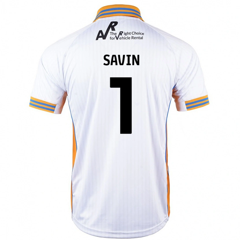Danxen Mujer Camiseta Toby Savin #1 Blanco 2ª Equipación 2024/25 La Camisa México