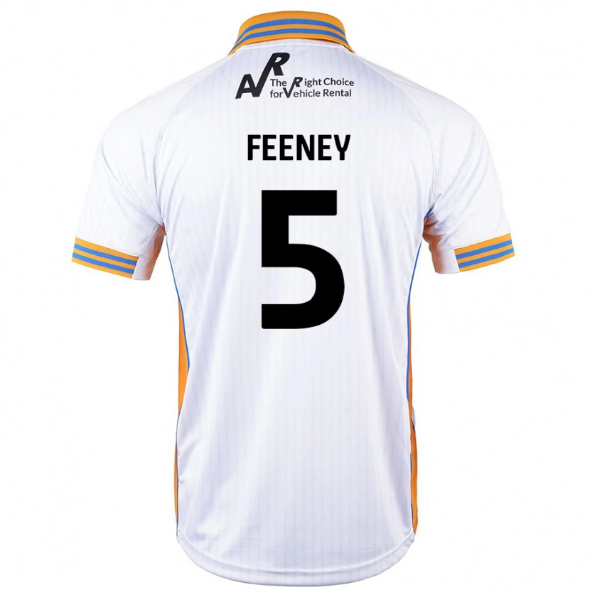Danxen Mujer Camiseta Morgan Feeney #5 Blanco 2ª Equipación 2024/25 La Camisa México