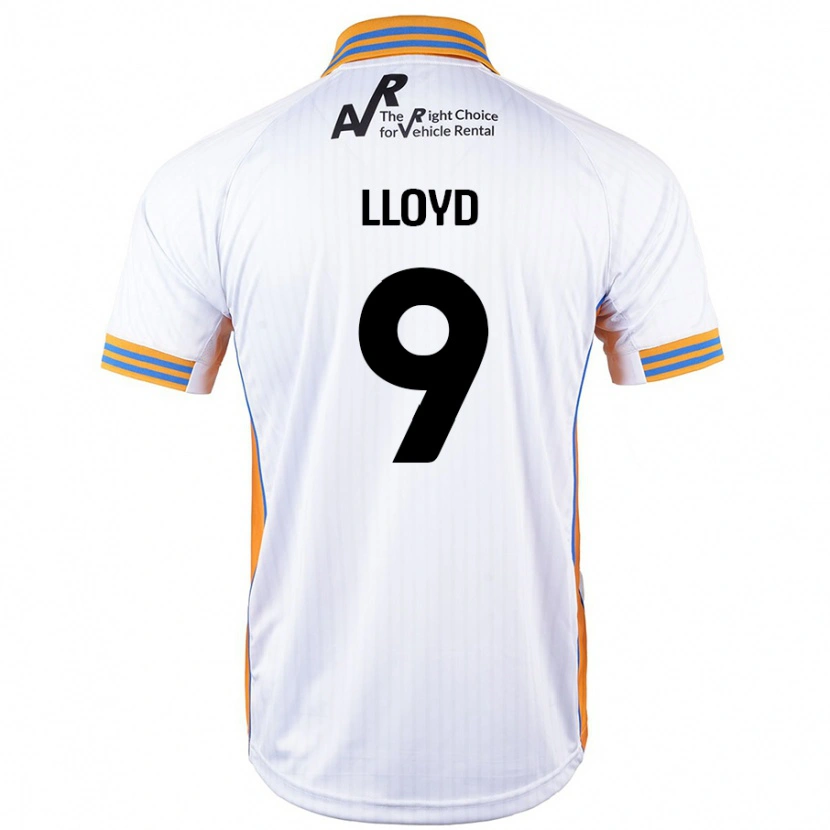 Danxen Mujer Camiseta George Lloyd #9 Blanco 2ª Equipación 2024/25 La Camisa México