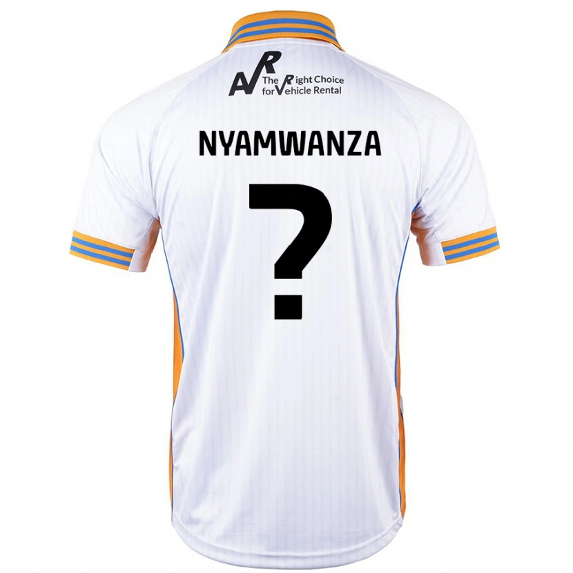 Danxen Mujer Camiseta Simba Nyamwanza #0 Blanco 2ª Equipación 2024/25 La Camisa México