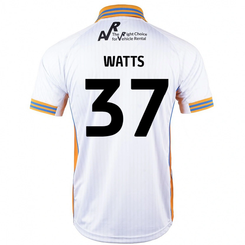 Danxen Mujer Camiseta Harvey Watts #37 Blanco 2ª Equipación 2024/25 La Camisa México