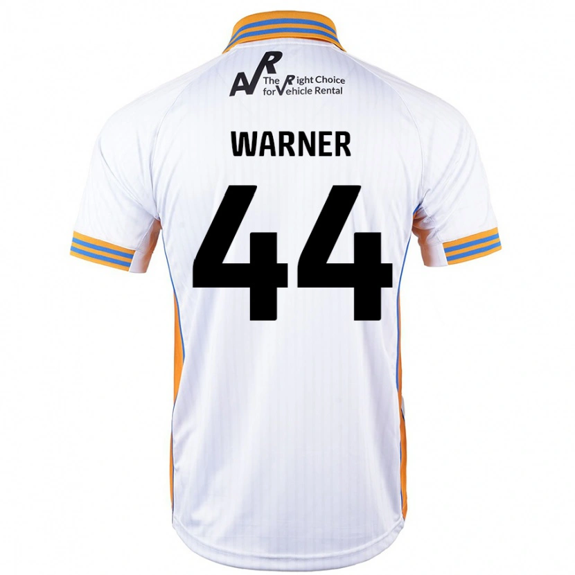 Danxen Mujer Camiseta James Warner #44 Blanco 2ª Equipación 2024/25 La Camisa México