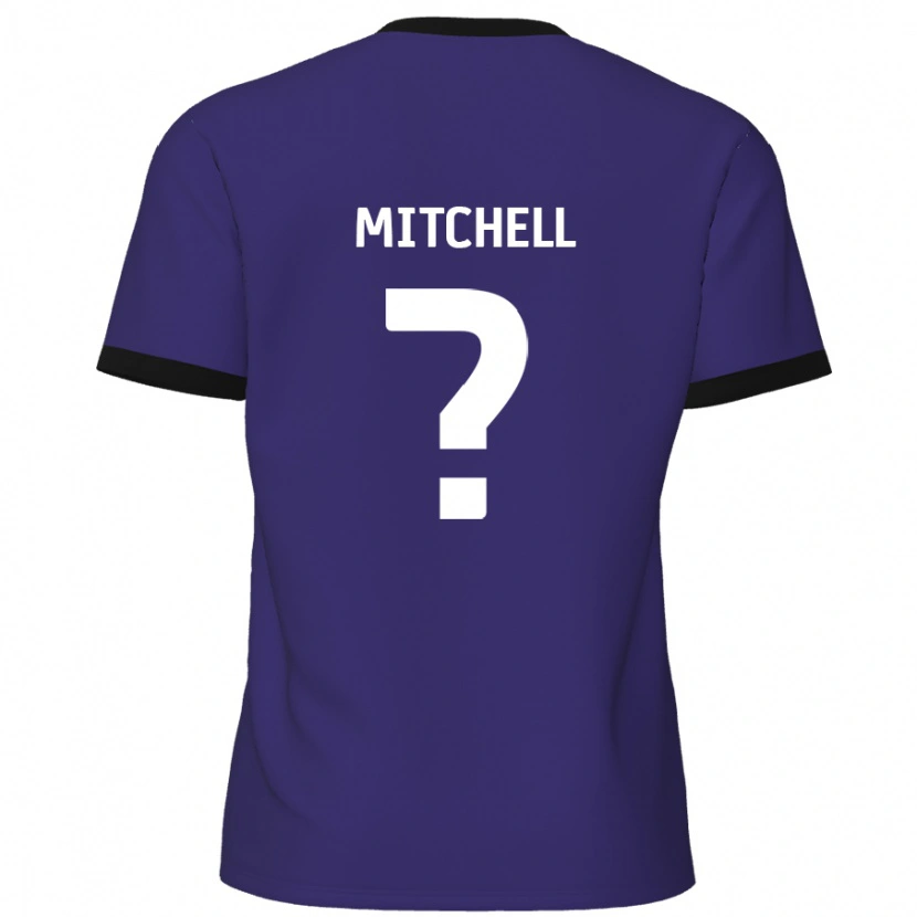 Danxen Mujer Camiseta Rylee Mitchell #0 Púrpura 2ª Equipación 2024/25 La Camisa México