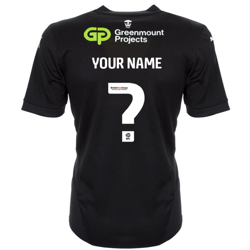 Danxen Mujer Camiseta Su Nombre #0 Negro 2ª Equipación 2024/25 La Camisa México