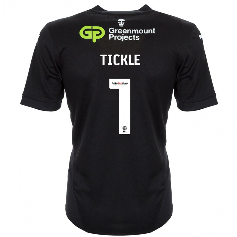 Danxen Mujer Camiseta Sam Tickle #1 Negro 2ª Equipación 2024/25 La Camisa México