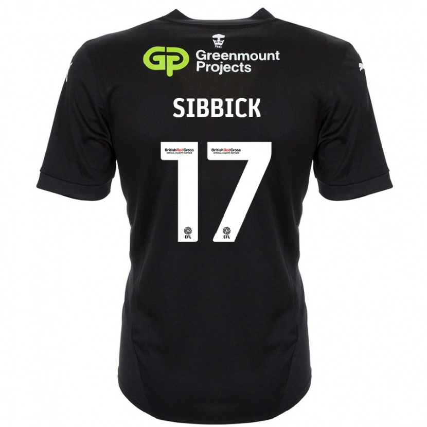 Danxen Mujer Camiseta Toby Sibbick #17 Negro 2ª Equipación 2024/25 La Camisa México