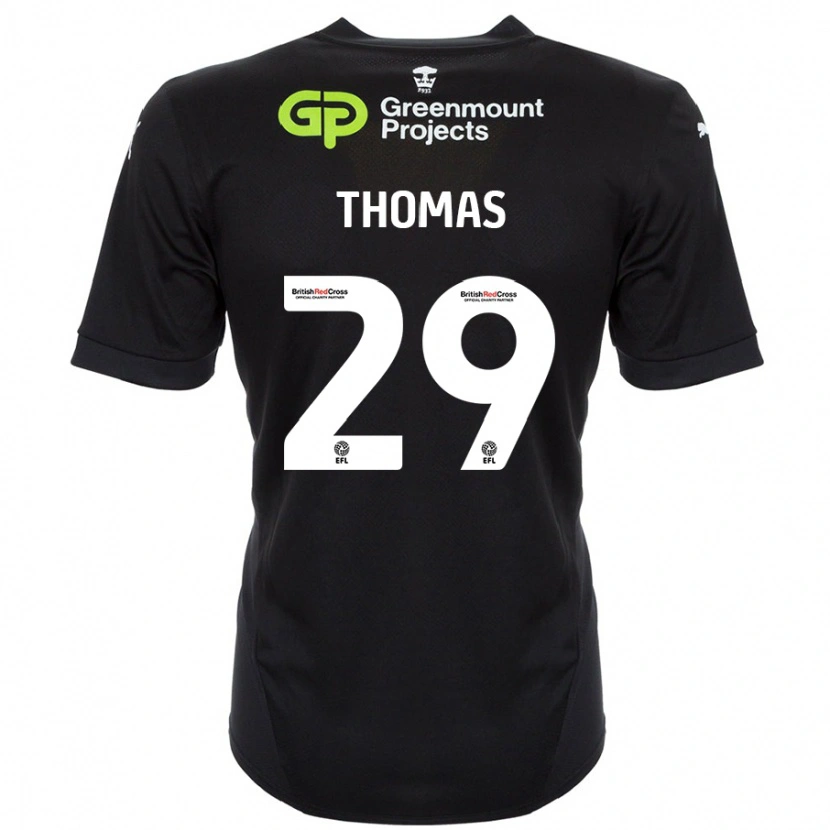 Danxen Mujer Camiseta Silko Thomas #29 Negro 2ª Equipación 2024/25 La Camisa México