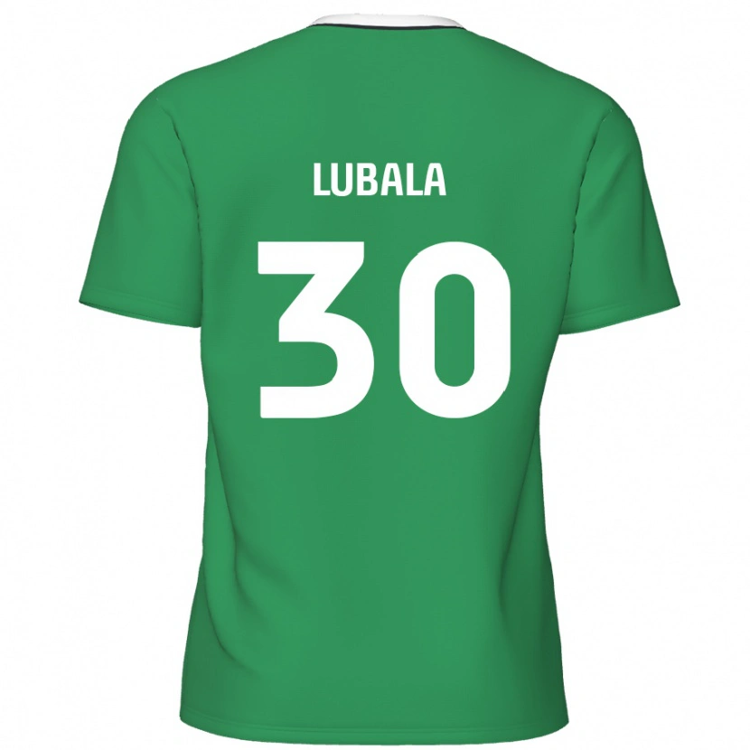 Danxen Mujer Camiseta Bez Lubala #30 Verde Rayas Blancas 2ª Equipación 2024/25 La Camisa México