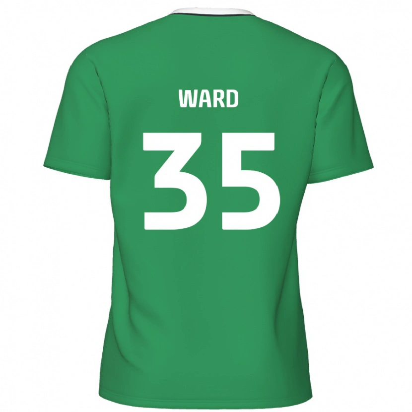Danxen Mujer Camiseta Christie Ward #35 Verde Rayas Blancas 2ª Equipación 2024/25 La Camisa México