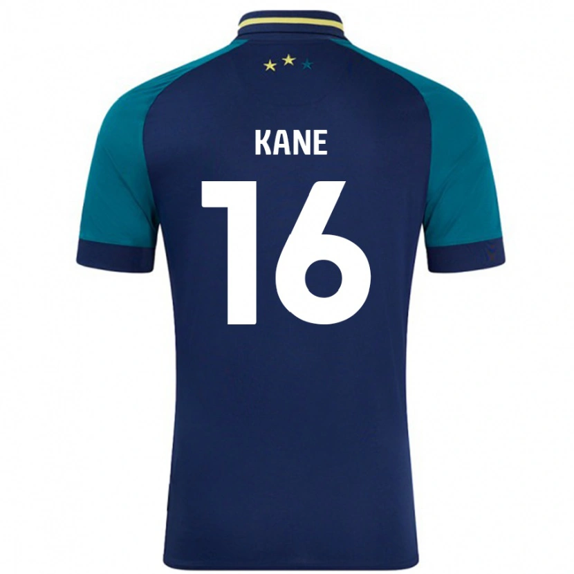 Danxen Mujer Camiseta Herbie Kane #16 Azul Marino Verde Oscuro 2ª Equipación 2024/25 La Camisa México