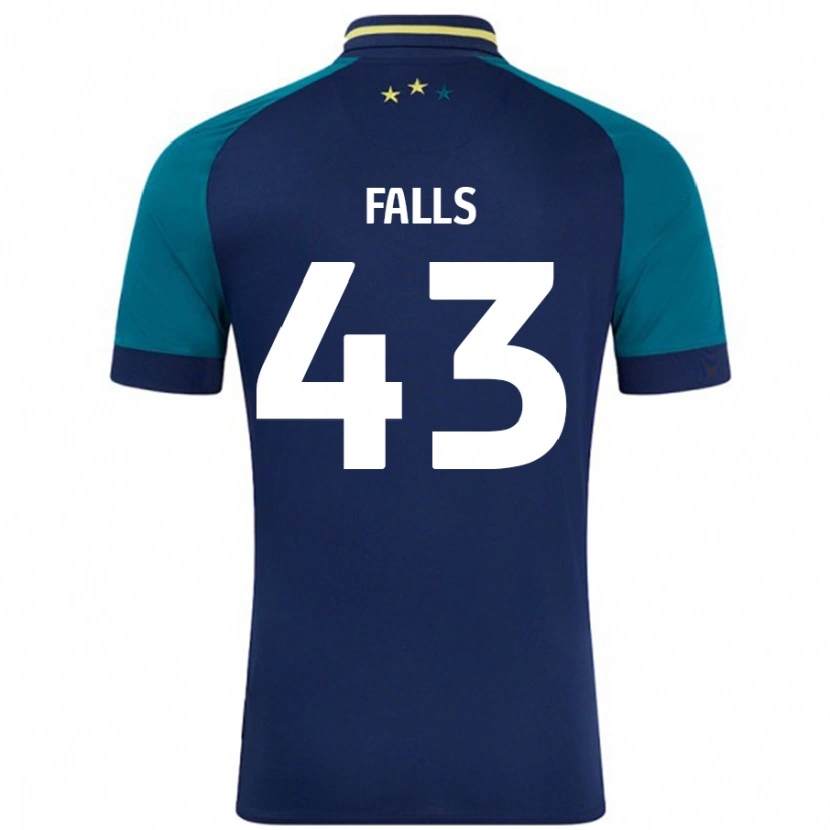 Danxen Mujer Camiseta Conor Falls #43 Azul Marino Verde Oscuro 2ª Equipación 2024/25 La Camisa México