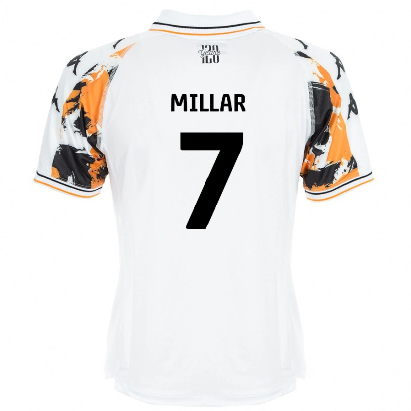 Danxen Mujer Camiseta Liam Millar #7 Blanco 2ª Equipación 2024/25 La Camisa México