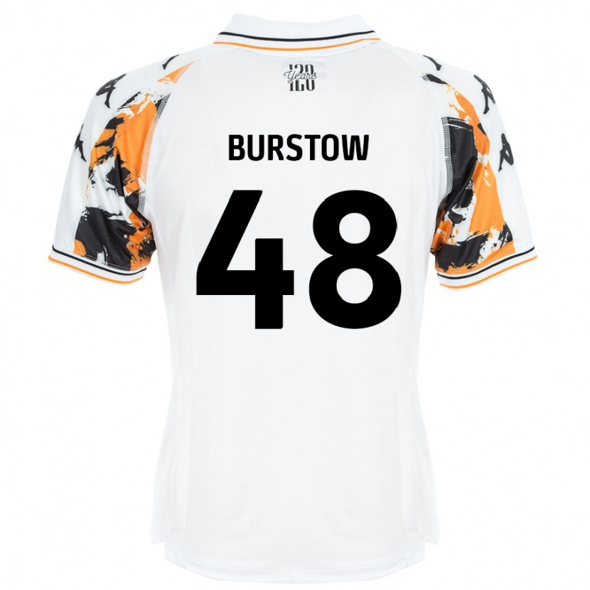 Danxen Mujer Camiseta Mason Burstow #48 Blanco 2ª Equipación 2024/25 La Camisa México