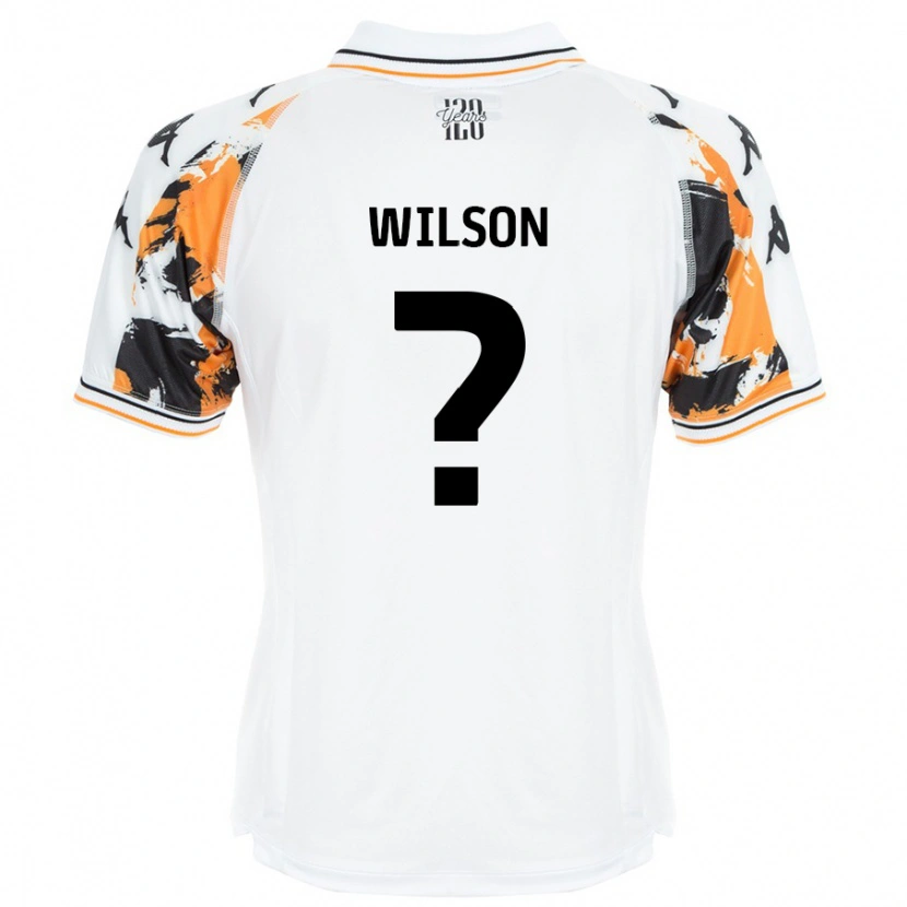 Danxen Mujer Camiseta George Wilson #0 Blanco 2ª Equipación 2024/25 La Camisa México