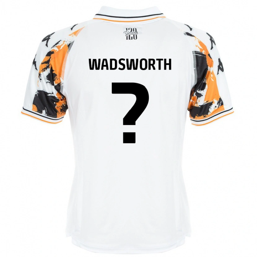 Danxen Mujer Camiseta Noah Wadsworth #0 Blanco 2ª Equipación 2024/25 La Camisa México