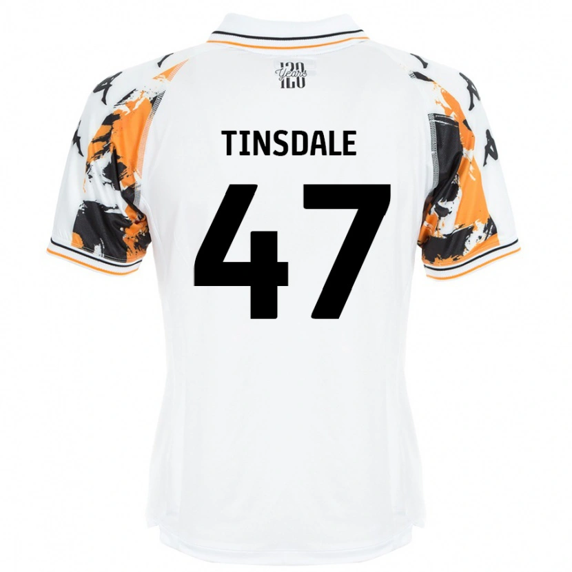 Danxen Mujer Camiseta Nathan Tinsdale #47 Blanco 2ª Equipación 2024/25 La Camisa México