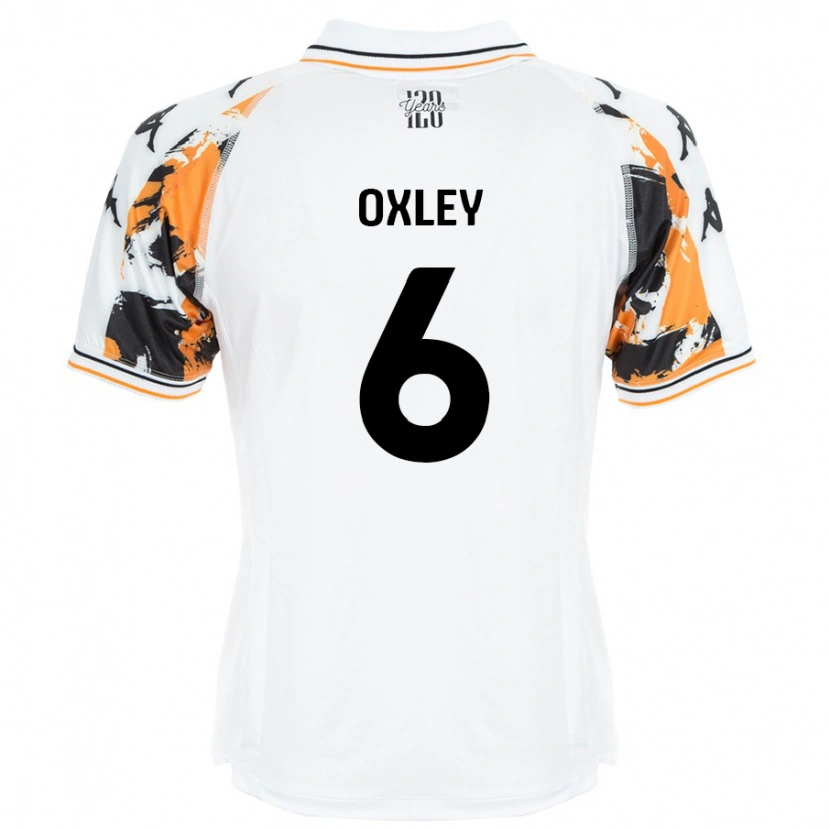 Danxen Mujer Camiseta Tilly Oxley #6 Blanco 2ª Equipación 2024/25 La Camisa México