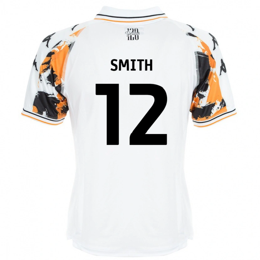 Danxen Mujer Camiseta Emily Smith #12 Blanco 2ª Equipación 2024/25 La Camisa México