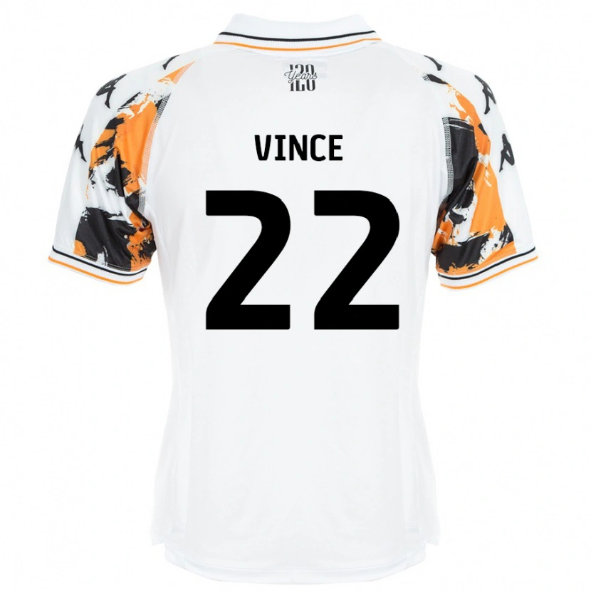 Danxen Mujer Camiseta Anna Vince #22 Blanco 2ª Equipación 2024/25 La Camisa México