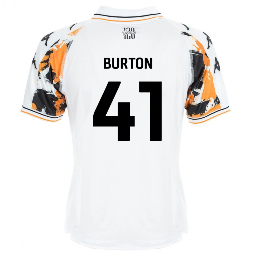 Danxen Mujer Camiseta Jess Burton #41 Blanco 2ª Equipación 2024/25 La Camisa México