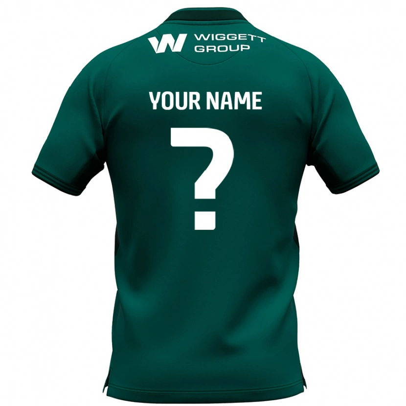 Danxen Mujer Camiseta Su Nombre #0 Verde 2ª Equipación 2024/25 La Camisa México