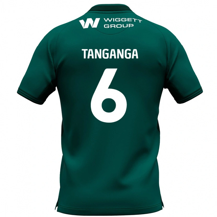 Danxen Mujer Camiseta Japhet Tanganga #6 Verde 2ª Equipación 2024/25 La Camisa México
