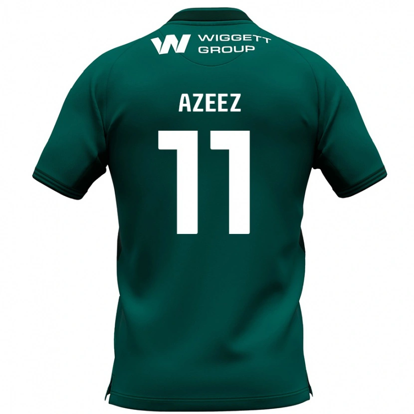 Danxen Mujer Camiseta Femi Azeez #11 Verde 2ª Equipación 2024/25 La Camisa México