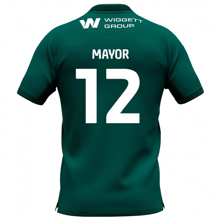 Danxen Mujer Camiseta Adam Mayor #12 Verde 2ª Equipación 2024/25 La Camisa México