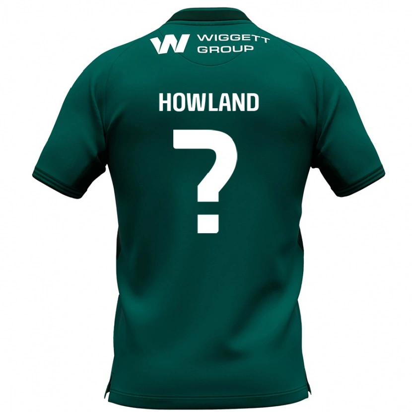 Danxen Mujer Camiseta Jack Howland #0 Verde 2ª Equipación 2024/25 La Camisa México