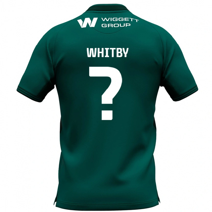 Danxen Mujer Camiseta Oliver Whitby #0 Verde 2ª Equipación 2024/25 La Camisa México