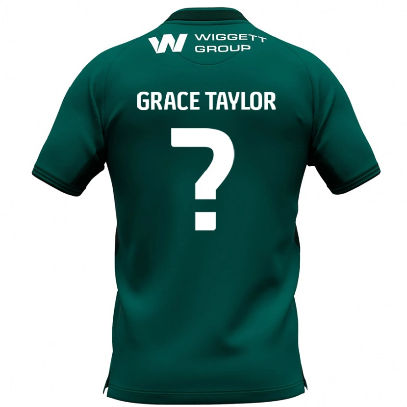 Danxen Mujer Camiseta Grace Taylor #0 Verde 2ª Equipación 2024/25 La Camisa México