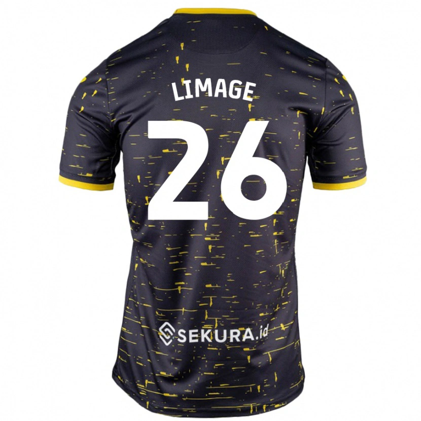 Danxen Mujer Camiseta Felicity Limage #26 Negro Amarillo 2ª Equipación 2024/25 La Camisa México