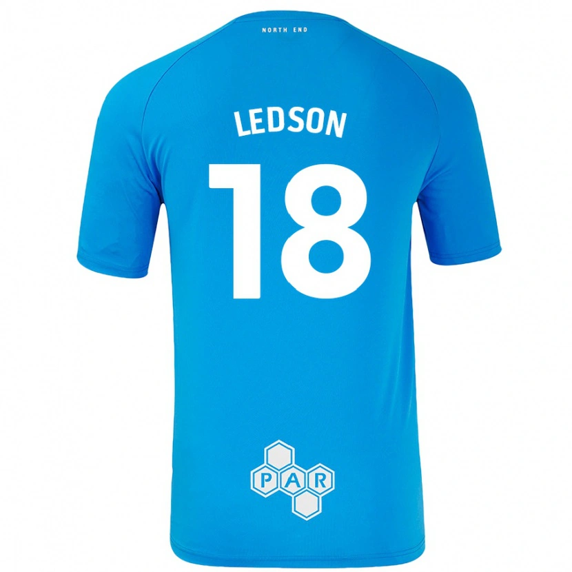 Danxen Mujer Camiseta Ryan Ledson #18 Azul Cielo 2ª Equipación 2024/25 La Camisa México