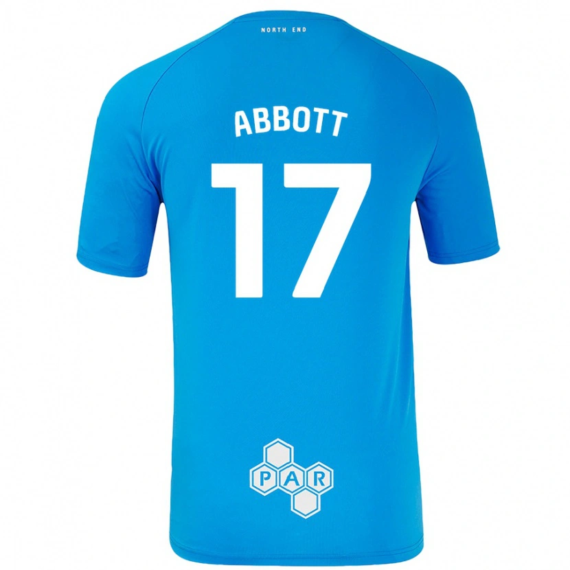 Danxen Mujer Camiseta Becky Abbott #17 Azul Cielo 2ª Equipación 2024/25 La Camisa México