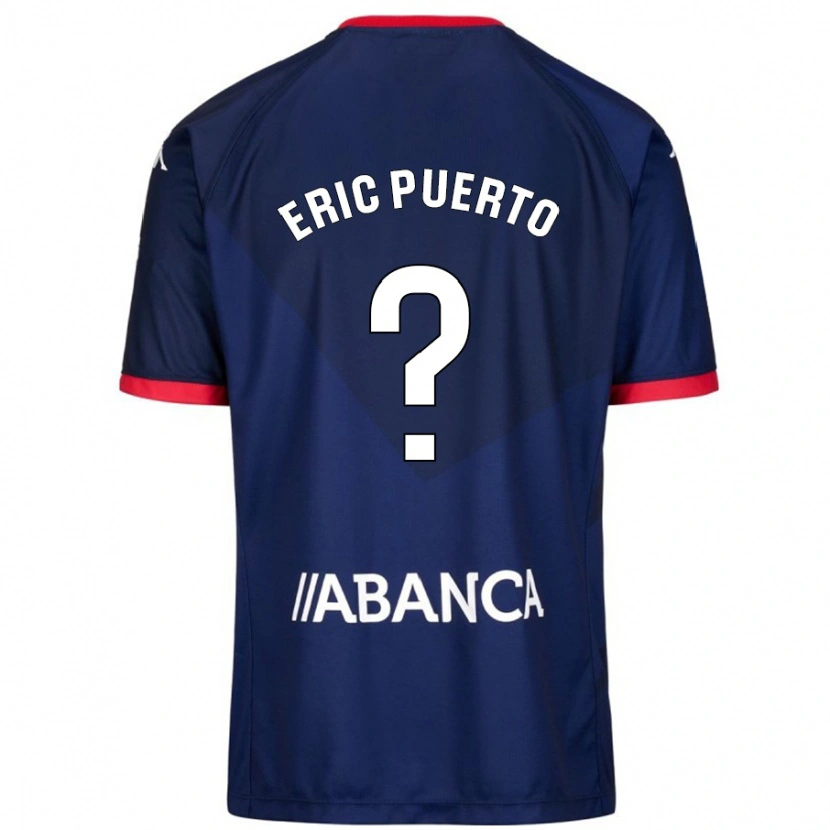 Danxen Mujer Camiseta Eric Puerto #13 Azul Marino 2ª Equipación 2024/25 La Camisa México