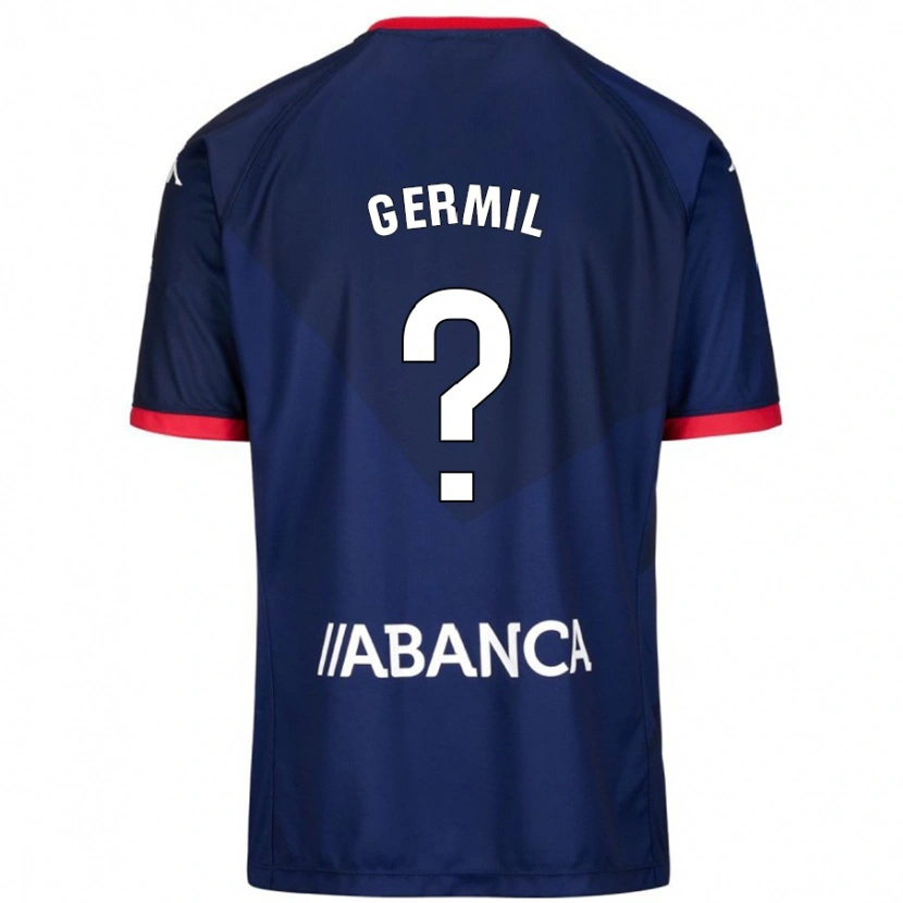 Danxen Mujer Camiseta Darío Germil #0 Azul Marino 2ª Equipación 2024/25 La Camisa México
