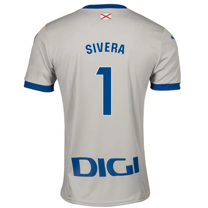 Danxen Mujer Camiseta Antonio Sivera #1 Gris Claro 2ª Equipación 2024/25 La Camisa México