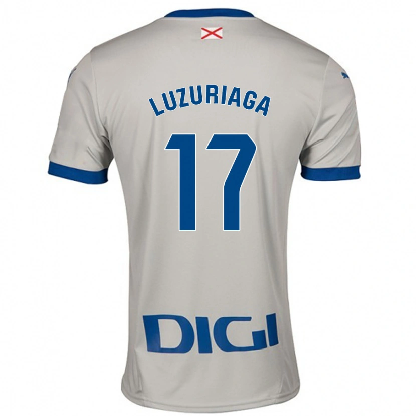 Danxen Mujer Camiseta Judith Luzuriaga #17 Gris Claro 2ª Equipación 2024/25 La Camisa México