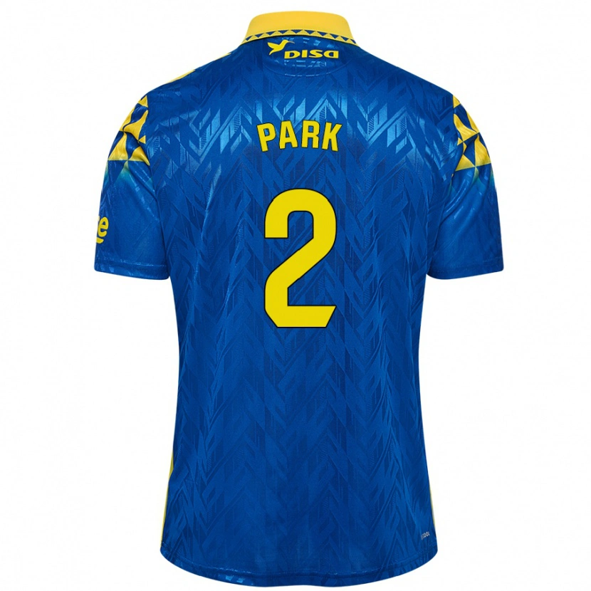 Danxen Mujer Camiseta Marvin Park #2 Azul Amarillo 2ª Equipación 2024/25 La Camisa México