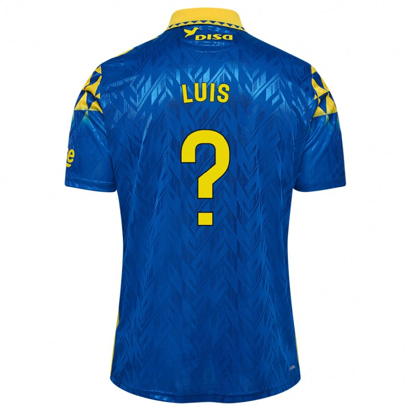 Danxen Mujer Camiseta Ryan Luis #0 Azul Amarillo 2ª Equipación 2024/25 La Camisa México
