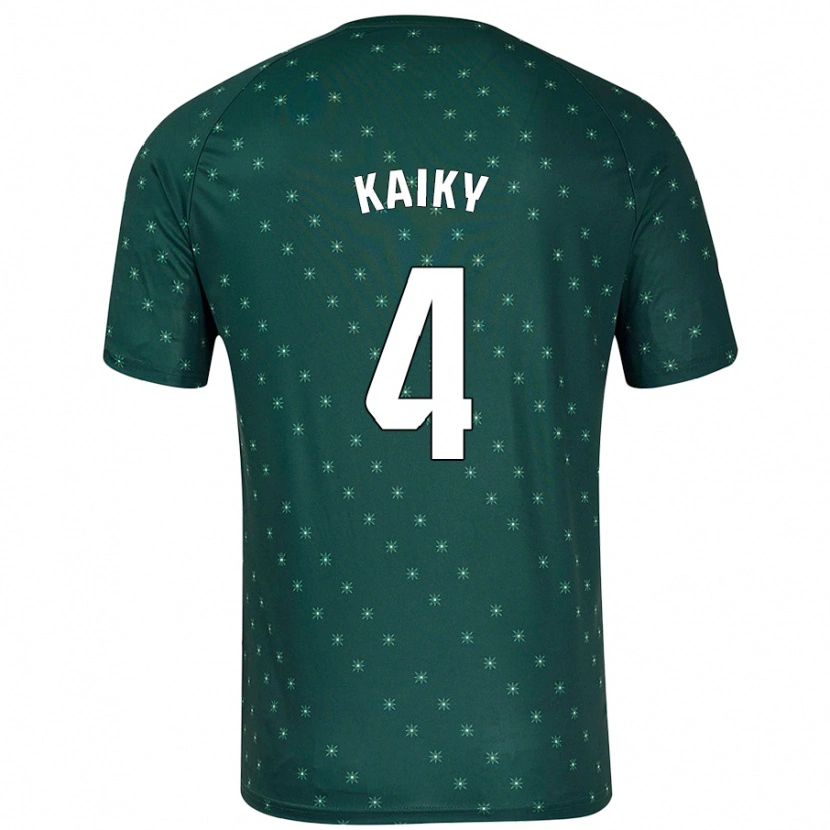 Danxen Mujer Camiseta Kaiky #4 Verde Oscuro 2ª Equipación 2024/25 La Camisa México
