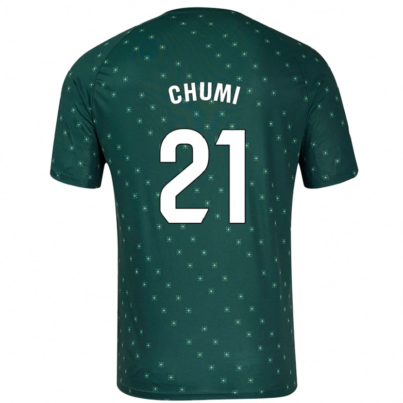 Danxen Mujer Camiseta Chumi #21 Verde Oscuro 2ª Equipación 2024/25 La Camisa México
