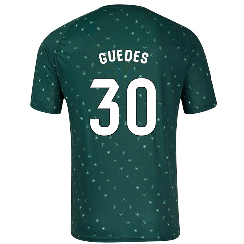 Danxen Mujer Camiseta Gui Guedes #30 Verde Oscuro 2ª Equipación 2024/25 La Camisa México