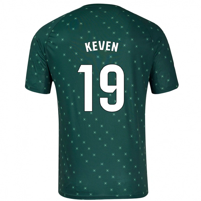 Danxen Mujer Camiseta Keven #19 Verde Oscuro 2ª Equipación 2024/25 La Camisa México